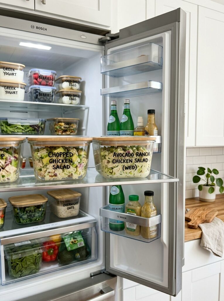 Avocado Ranch Chicken Salad: The Ultimate Creamy and Fresh Meal 15 Food storage containers with salad 202605042245