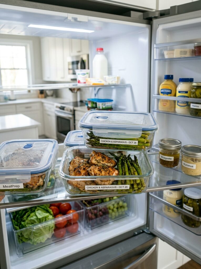 Sheet Pan Chicken Thighs and Asparagus: Easy One-Pan Dinner 16 Food storage containers with sheet 202605231844