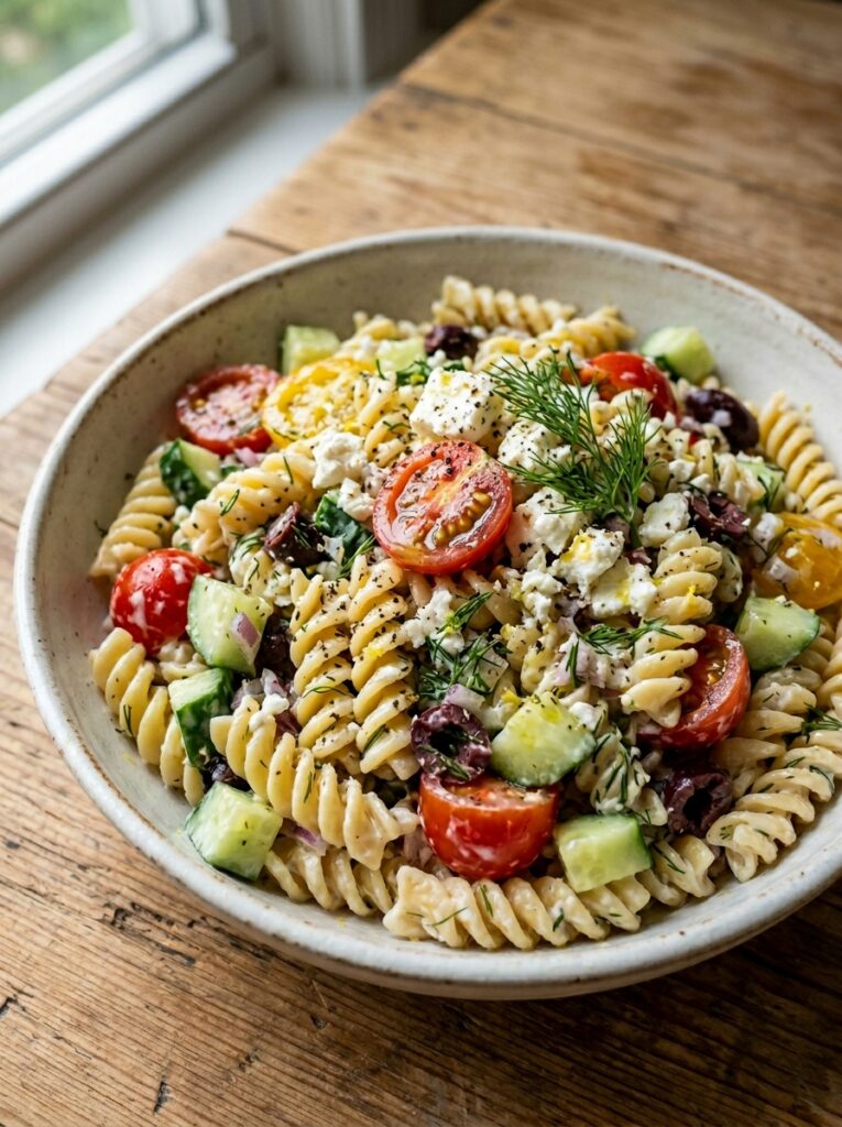 Light Greek Yogurt Dressing Pasta Salad: Creamy & Healthy Recipe 12 Greek yogurt pasta salad 202606031916