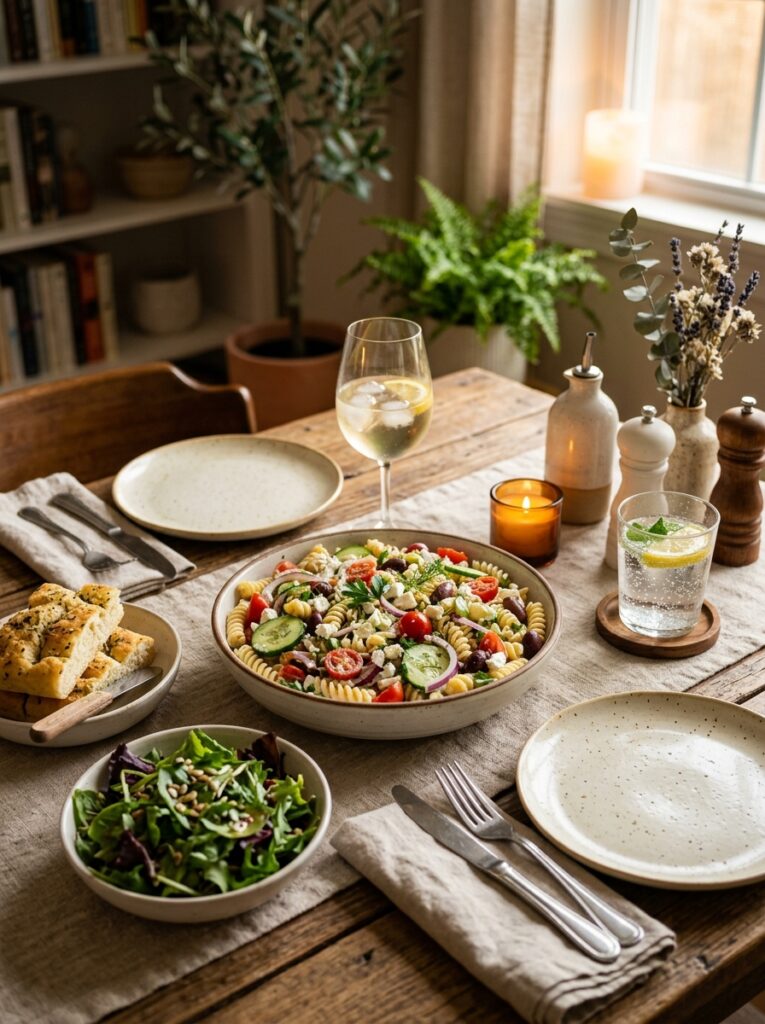 Light Greek Yogurt Dressing Pasta Salad: Creamy & Healthy Recipe 15 Greek yogurt pasta salad setup 202606031916