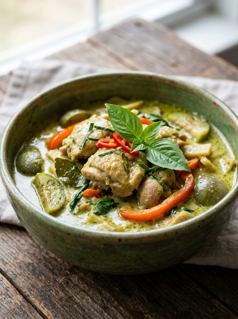 Green Curry Chicken Thighs: A Creamy, Spicy, and Aromatic Thai Delight 12 Green curry chicken thighs recipe 202605122229