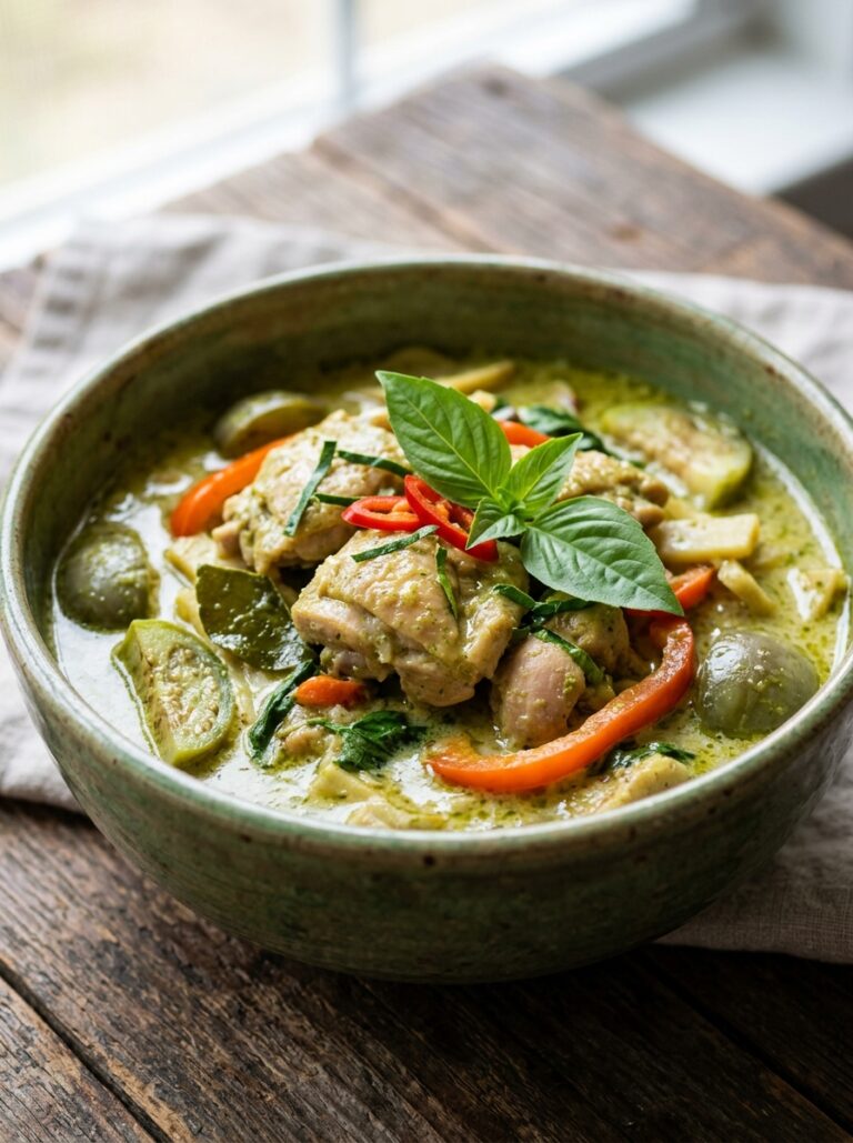 Green Curry Chicken Thighs: A Creamy, Spicy, and Aromatic Thai Delight 17 Green curry chicken thighs recipe 202605122229