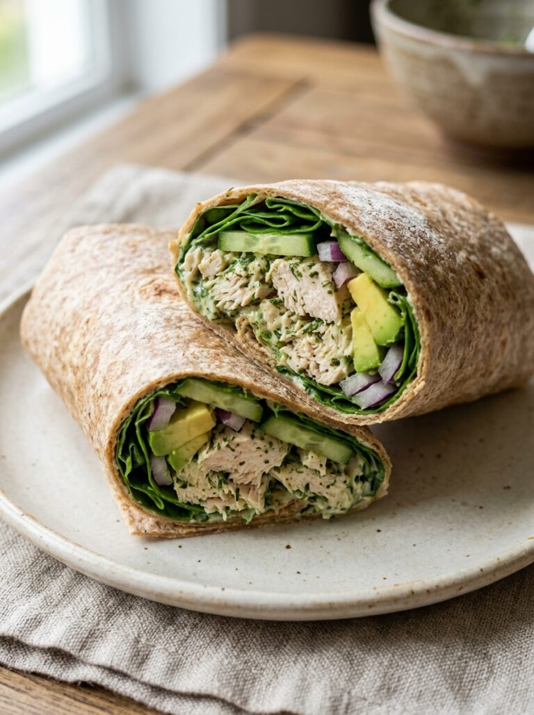 Green Goddess Chicken Wraps: Flavor-Packed Homemade Lunch 17 Green goddess chicken wraps 202605042355