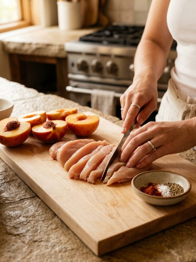 Grilled Peach Chicken Breast Salad: Easy Homemade Recipe 14 Grilled Peach Chicken Salad 202605121630
