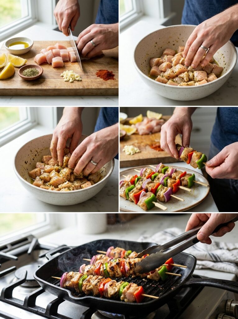 Grilled Mediterranean Chicken Breast Skewers: A Flavorful and Healthy Dish 14 Grilled chicken breast skewers c… 202605141220
