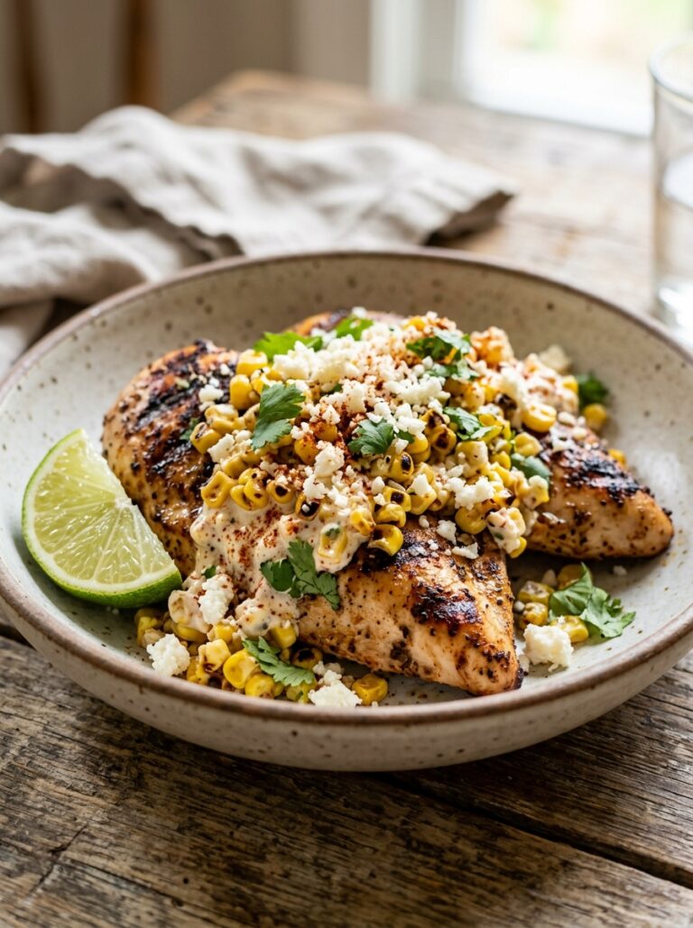 Grilled Street Corn Chicken Breast: Easy Recipe & Best Flavors 17 Grilled chicken breast with corn 202605122225