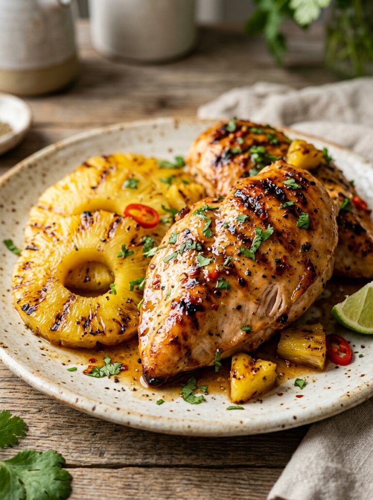 Grilled Pineapple Chicken Breast Recipe 17 Grilled pineapple chicken breast… 202605111306