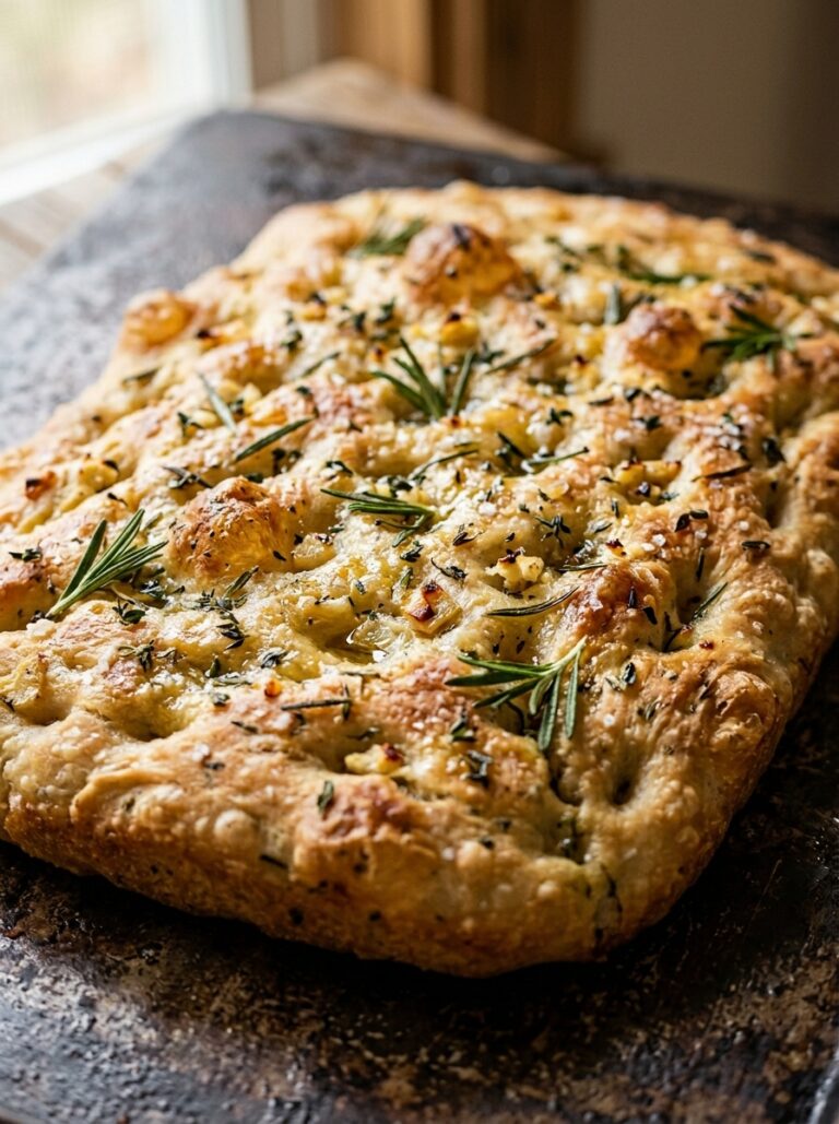 Homemade Garlic Herb Focaccia Bread 17 Homemade Garlic Herb Focaccia Bread 202606111920