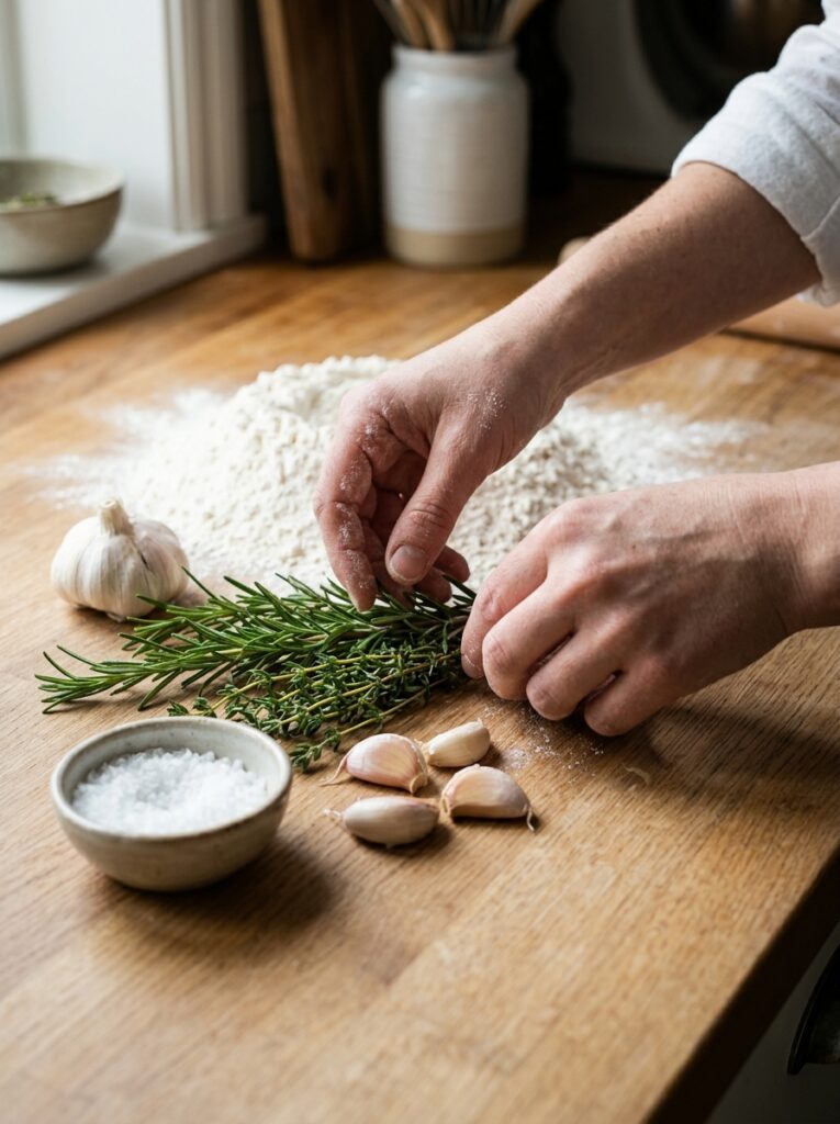 Homemade Garlic Herb Focaccia Bread 14 Homemade Garlic Herb Focaccia Bread 202606111921 1