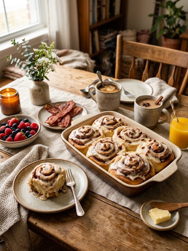 Homemade Cinnamon Rolls Overnight Dough 15 Homemade cinnamon rolls setup di… 202606102119