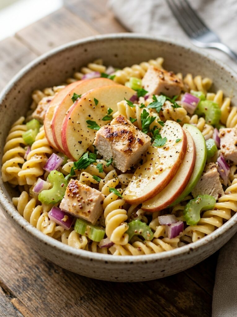 Honey Dijon Crisp Apple Chicken Pasta Salad 12 Honey Dijon Apple Chicken Pasta 202606062038