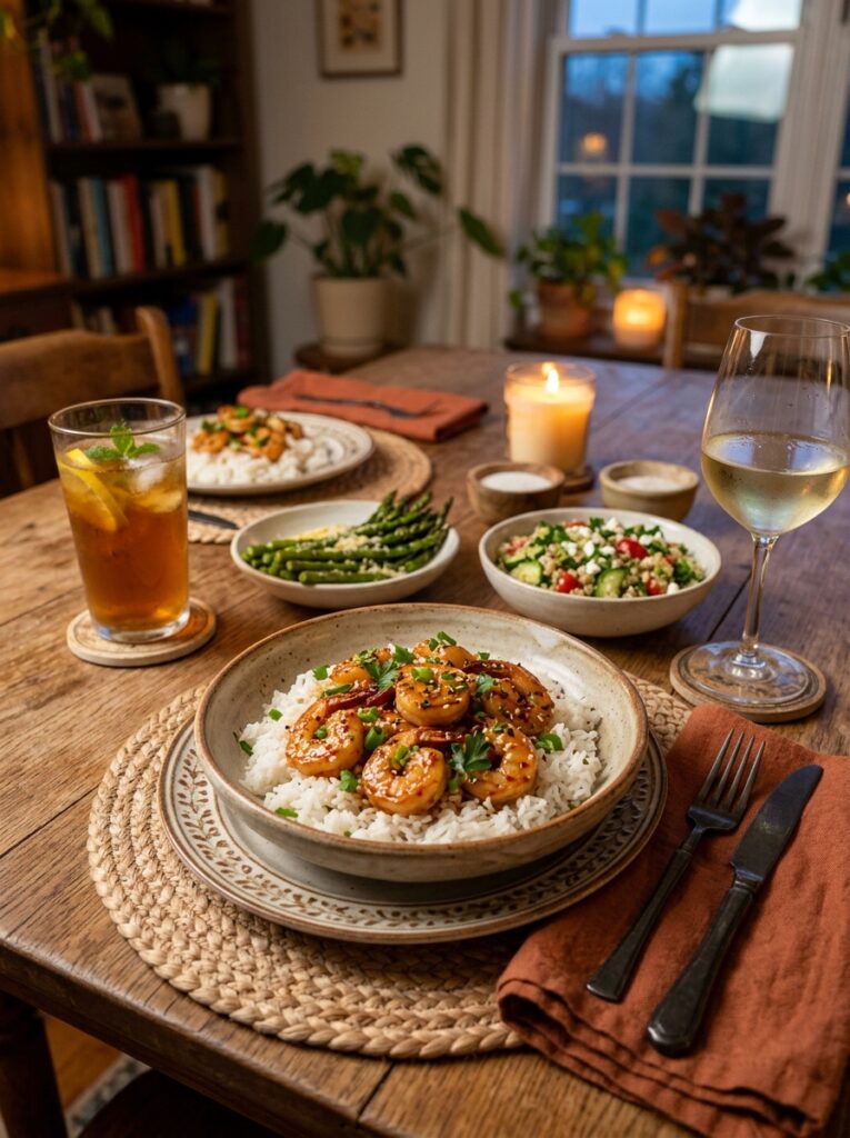 15 Minute Honey Garlic Shrimp 4 Honey garlic shrimp side dishes 202606081927