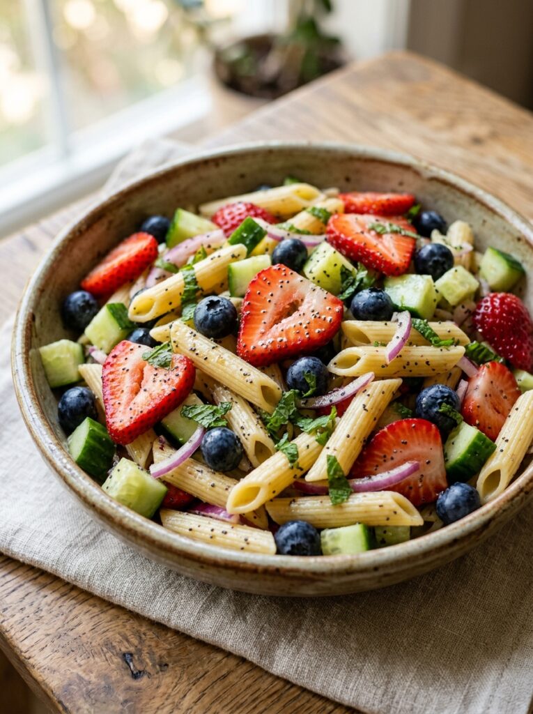Honey Lime Fruit Poppyseed Pasta Salad: A Refreshing Summer Delight 12 Honey lime pasta salad 202606041830