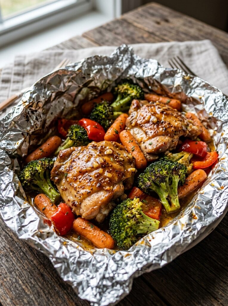 Honey Mustard Chicken Foil Packets: Easy One-Pan Recipe 12 Honey mustard chicken foil packets 202605021710