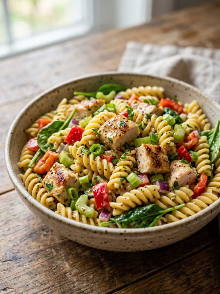 Sweet Honey Gold Mustard Chicken Pasta Salad 12 Honey mustard chicken pasta salad 202606051825