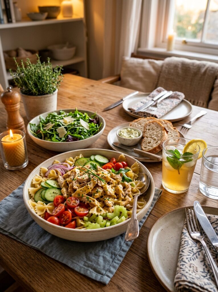 Sweet Honey Gold Mustard Chicken Pasta Salad 15 Honey mustard chicken pasta salad 202606051826