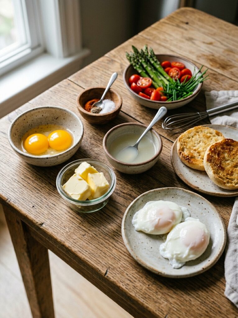 Easy Eggs Benedict Hollandaise Sauce 13 Ingredients for Eggs Benedict ar… 202606102138