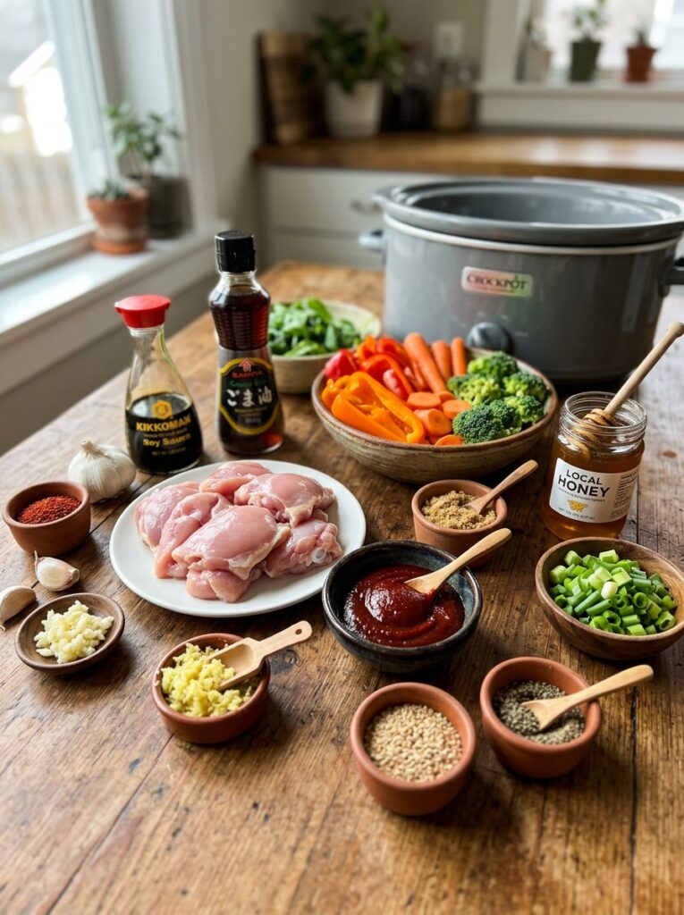 Crockpot Korean BBQ Chicken 13 Ingredients for Korean BBQ Chicken 202605122232