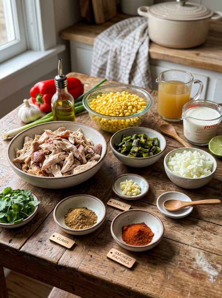 Ingredients for chicken poblano … 202605111322
