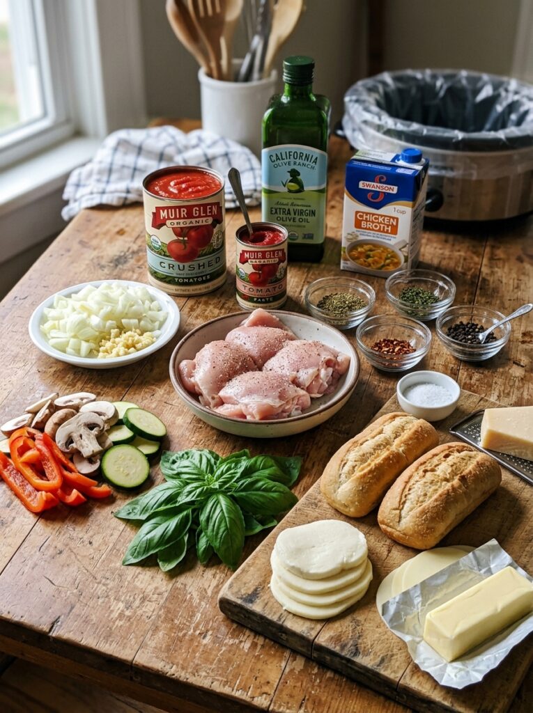 Slow Cooker Italian Chicken Sandwiches: Easy Homemade Recipe 13 Ingredients for chicken sandwiches 202605171756