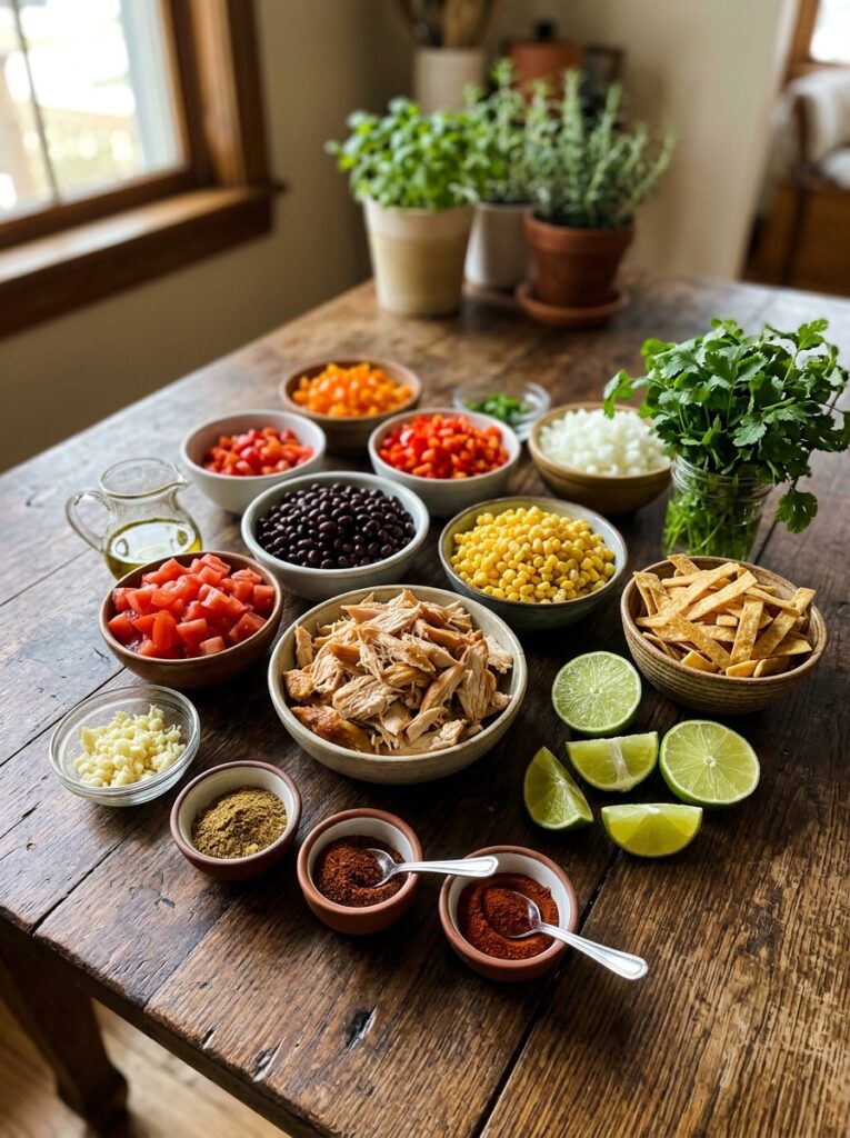 rotisserie chicken taco soup: A Flavor-Packed, One-Pot Comfort Meal 13 Ingredients for chicken taco soup 202605141208
