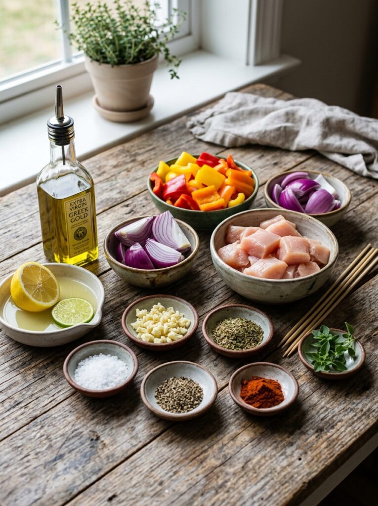 Grilled Mediterranean Chicken Breast Skewers: A Flavorful and Healthy Dish 13 Ingredients for grilled chicken … 202605141218