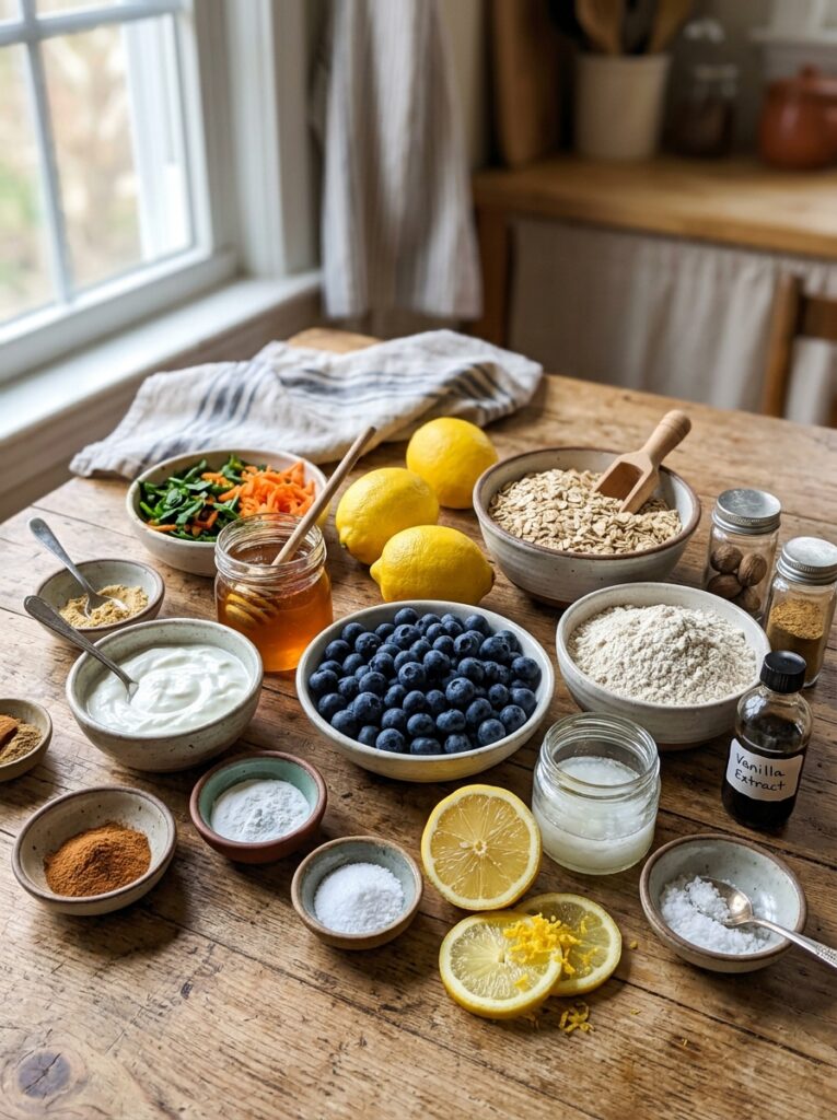 Healthy Lemon Blueberry Muffins with Oats: The Best Recipe 13 Ingredients for lemon blueberry … 202606102127