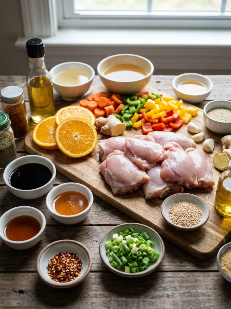 Crockpot Orange Ginger Chicken: A Slow Cooker Delight for Busy Weeknights 13 Ingredients for orange ginger ch… 202605131808
