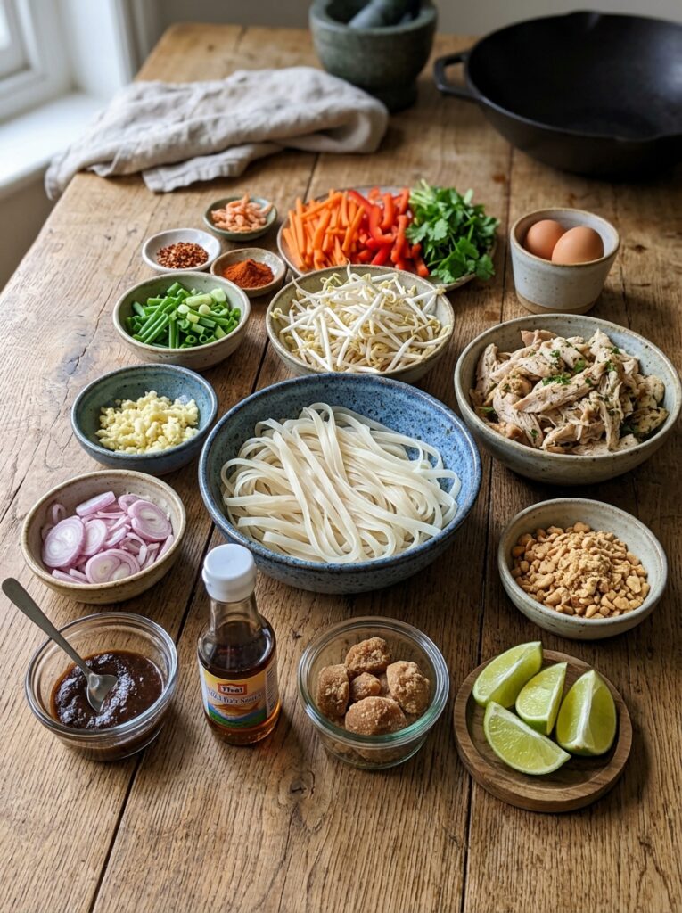 Rotisserie Chicken Pad Thai: Easy Recipe 13 Ingredients for rotisserie chick… 202605081323