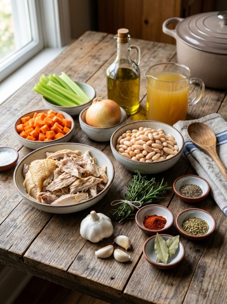 rotisserie chicken white bean soup 13 Ingredients for rotisserie chick… 202605092022