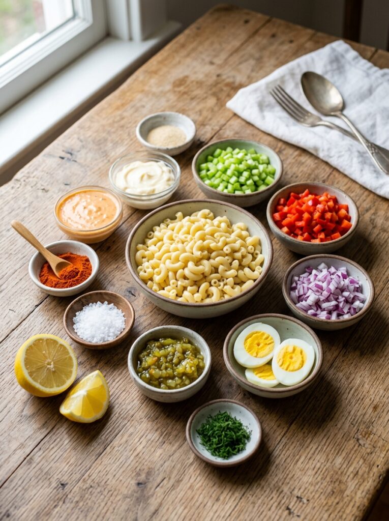 Creamy thousand island dressing macaroni salad 13 Ingredients for salad dressing 202606062100