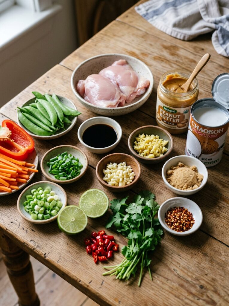 slow cooker thai peanut chicken: The Ultimate 7-Ingredient Crockpot Dinner 13 Ingredients for slow cooker chicken 202605122214