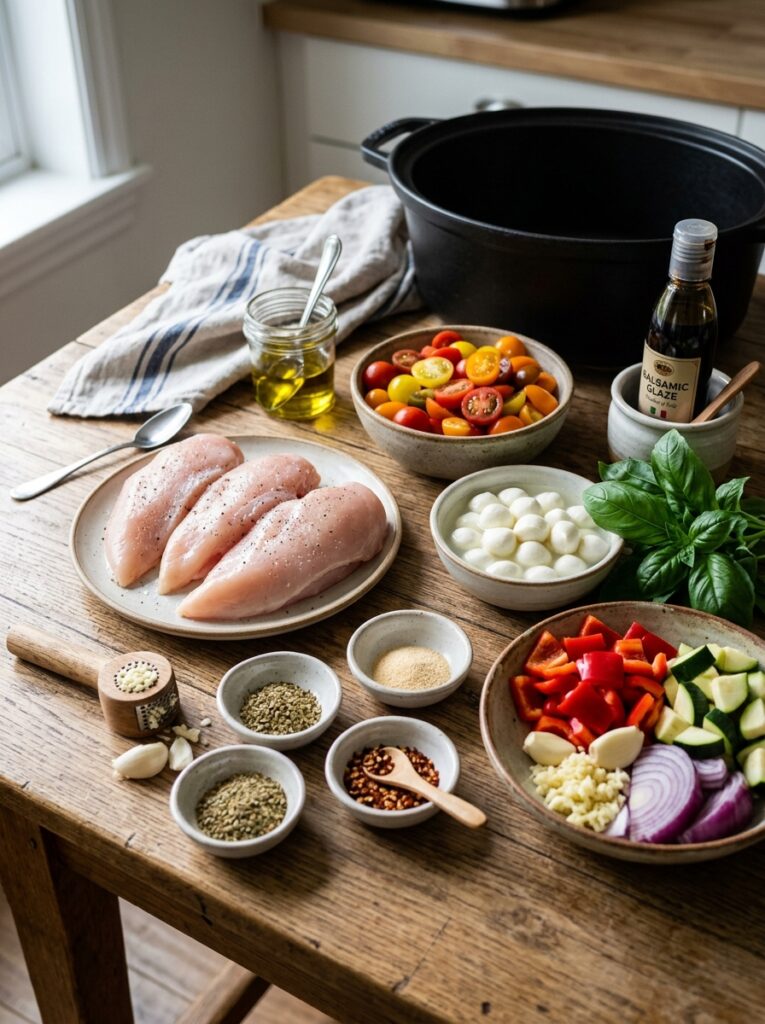 Slow Cooker Caprese Chicken: An Easy and Flavorful Recipe 13 Ingredients for slow cooker chicken 202605291600