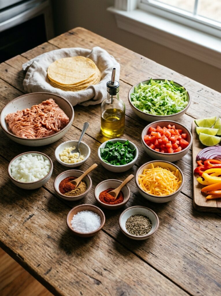 Smash Chicken Tacos: Ultimate Homemade Recipe Guide 13 Ingredients for smash chicken tacos 202605162201