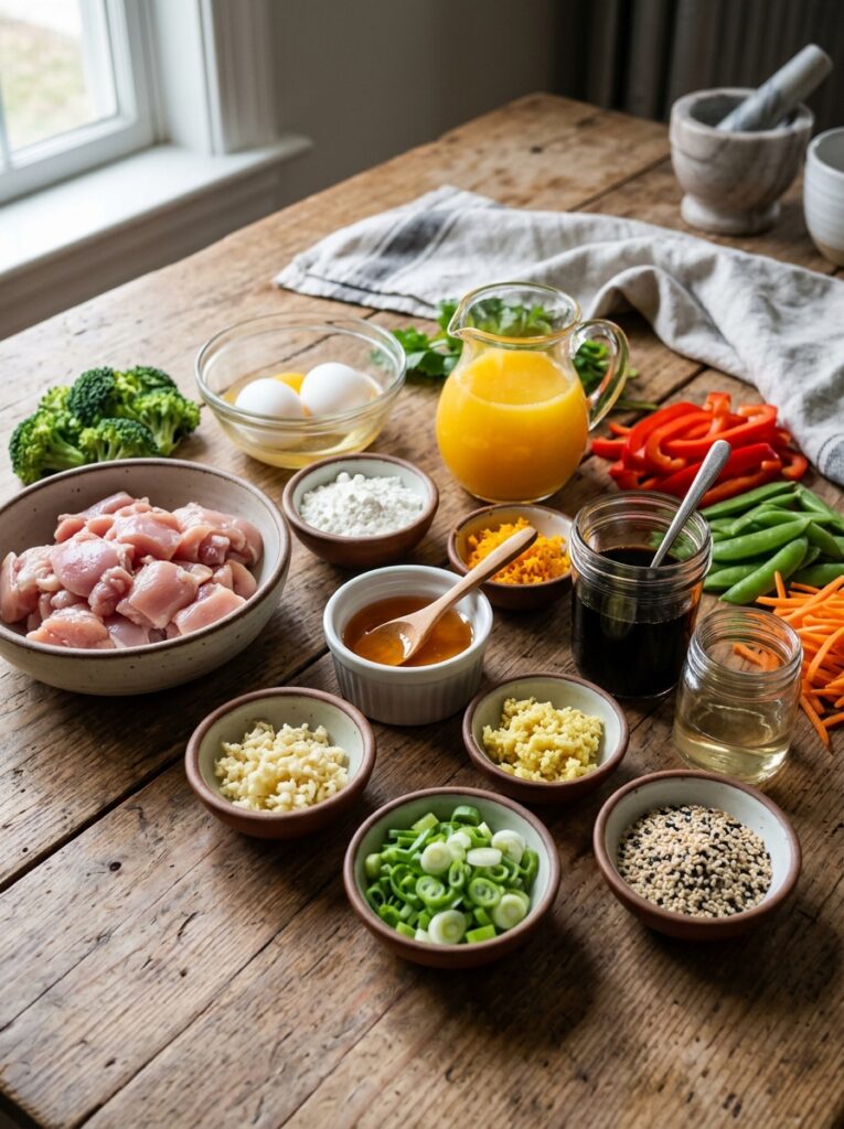 sticky orange chicken bowls 13 Ingredients for sticky orange ch… 202605211303
