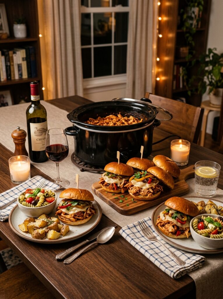 Slow Cooker Italian Chicken Sandwiches: Easy Homemade Recipe 15 Italian chicken sandwiches side … 202605171758