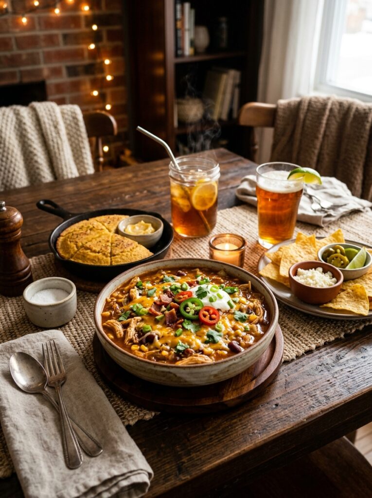 slow cooker jalapeno popper chicken chili: The Ultimate 5-Ingredient Dinner 15 Jalapeno popper chicken chili setup 202606022000