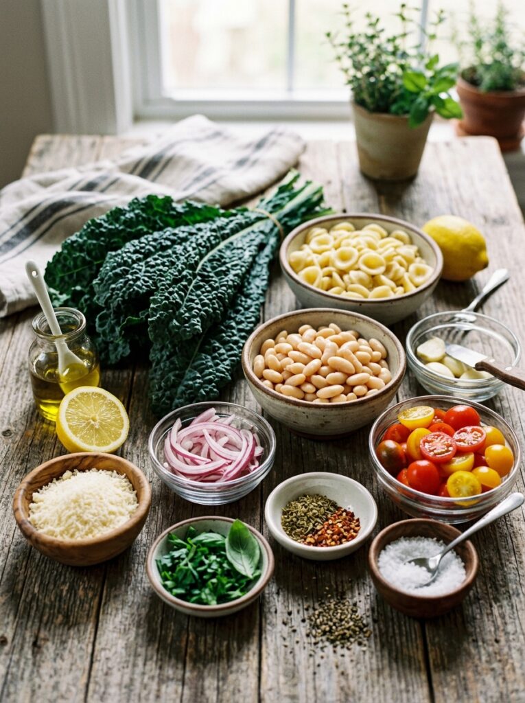 Tuscan Kale White Bean Pasta Salad 13 Kale white bean pasta salad 202606041809