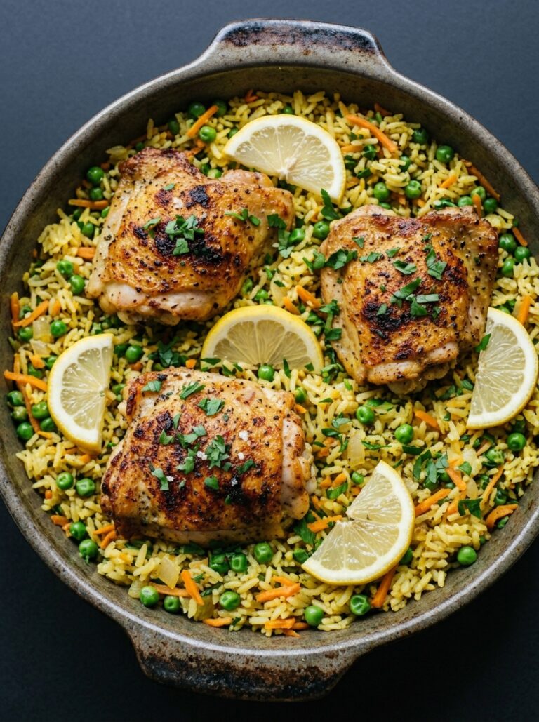Lemon Rice Chicken Thighs: Flavorful One-Pan Dinner 17 Lemon rice chicken thighs recipe 202605182359