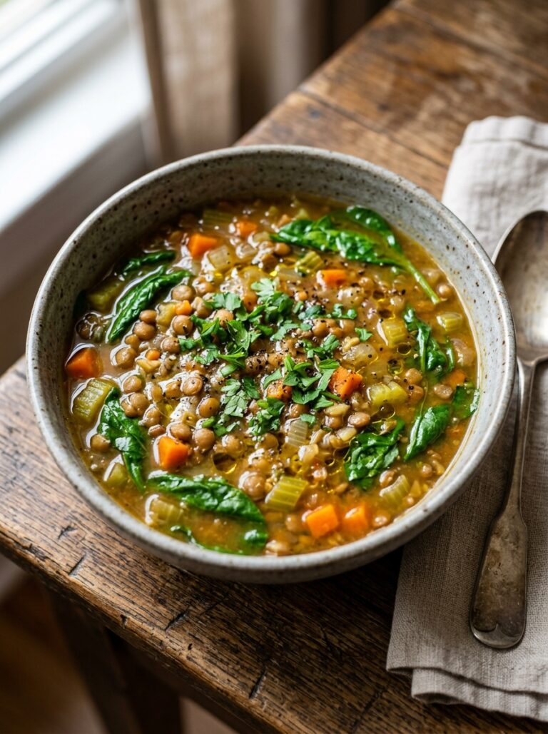 Lentil soup lemon spinach 17 Lentil Soup Lemon Spinach 202606071957