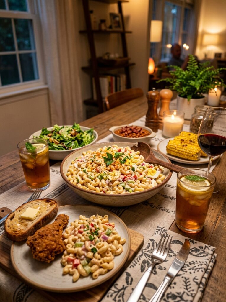 Creamy thousand island dressing macaroni salad 15 Macaroni salad with side dishes 202606062101