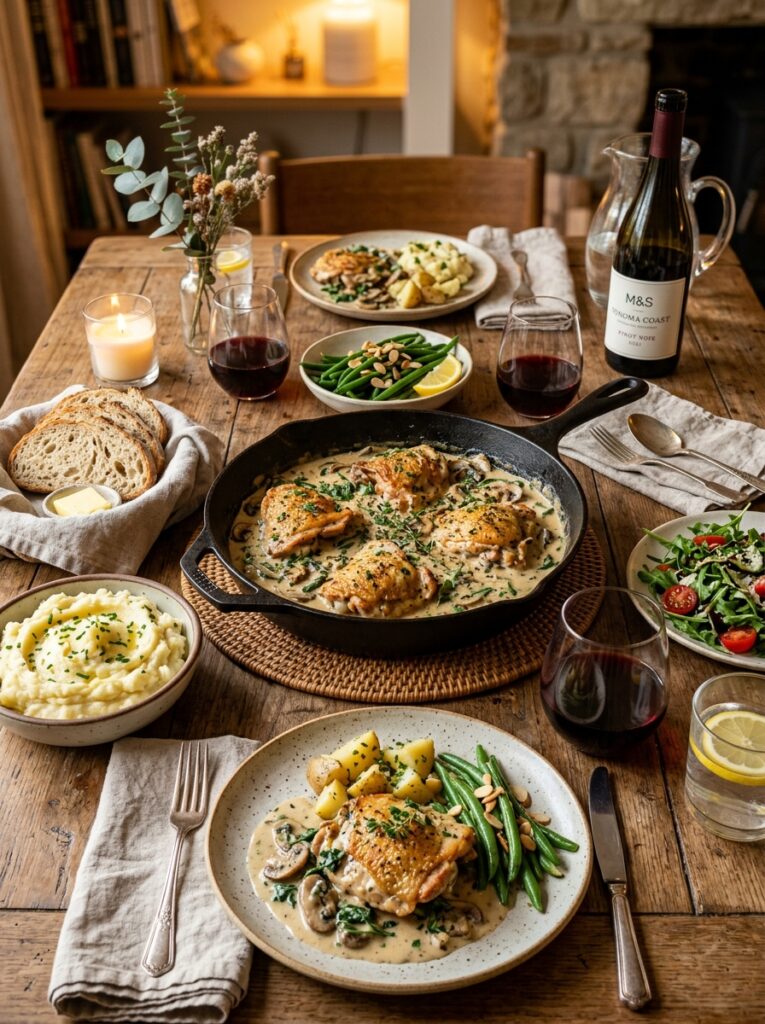 Creamy Mushroom Spinach Chicken Thighs: The Ultimate One-Pan Comfort Dish 15 Mushroom spinach chicken thighs … 202605142326