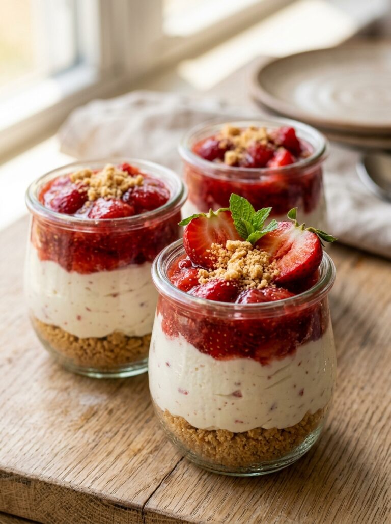 No Bake Strawberry Cheesecake Cups: An Irresistible Homemade Delight 17 No bake strawberry cheesecake cups 202606091821