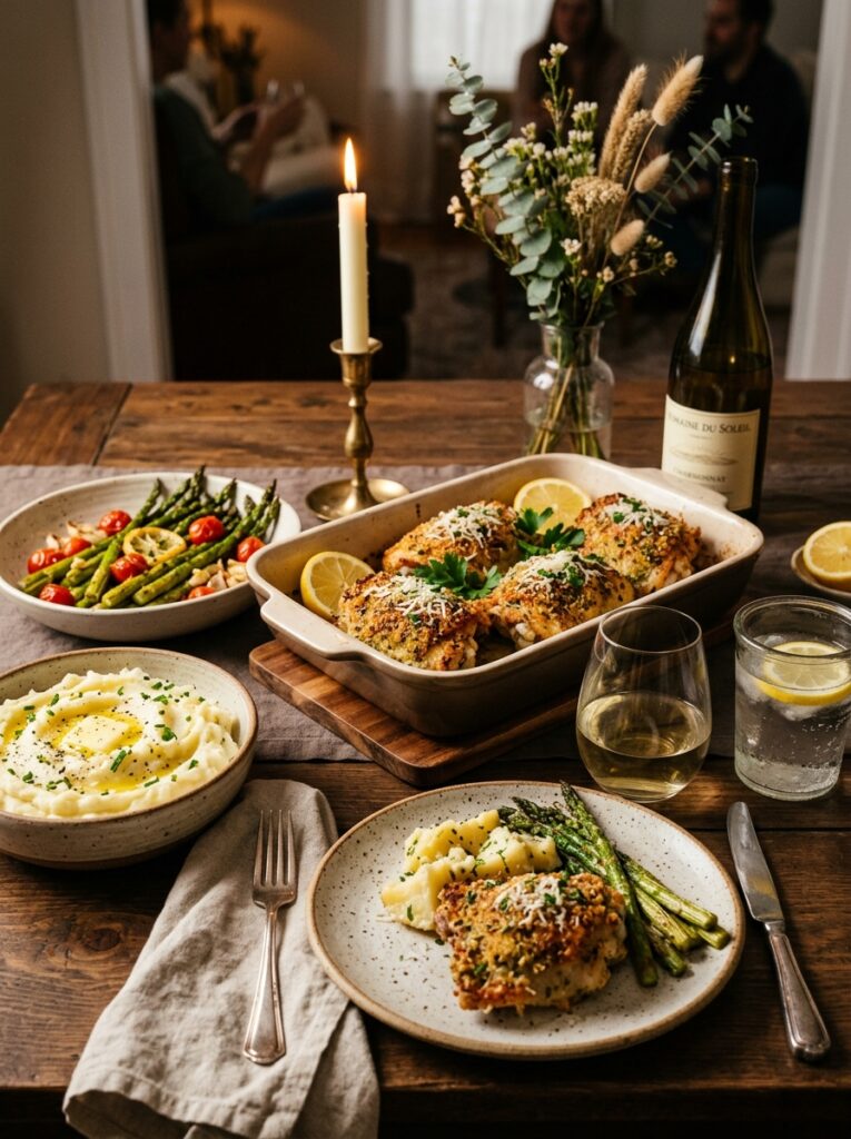 Parmesan Crusted Chicken Thighs 15 Parmesan chicken thighs side dishes 202605082113