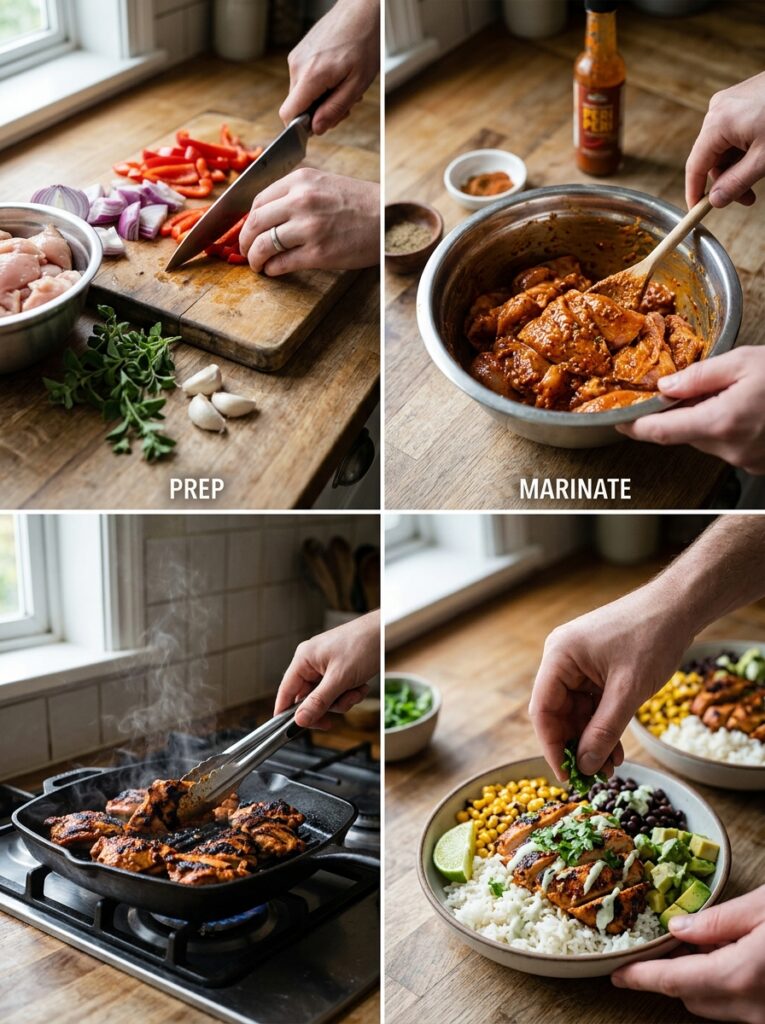 Peri Peri Chicken Bowls: Authentic Homemade Recipe 14 Peri peri chicken bowls cooking 202606021940