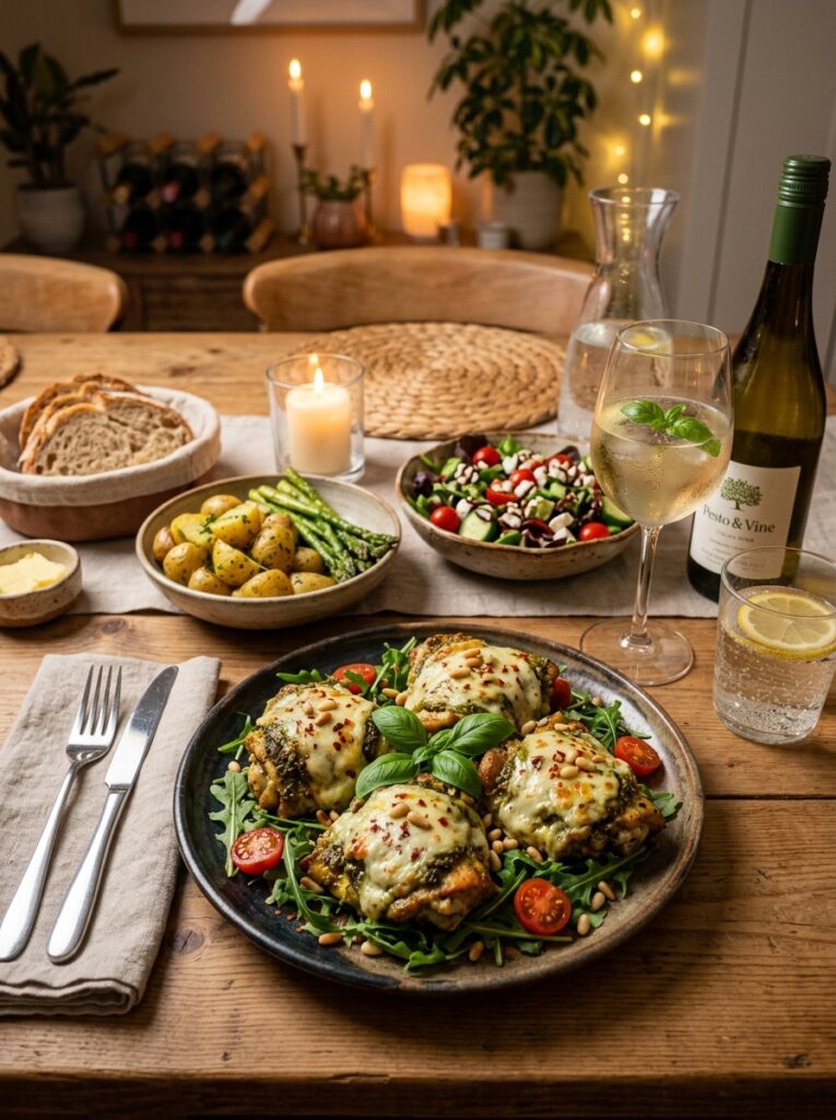 Pesto Mozzarella Chicken Thighs: Easy Homemade Recipe 15 Pesto mozzarella chicken thighs 202605052046 1