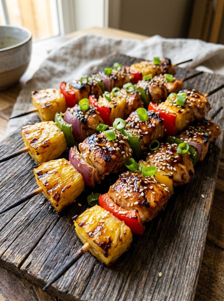 Pineapple Teriyaki Chicken Skewers 17 Pineapple teriyaki chicken skewers 202605091944