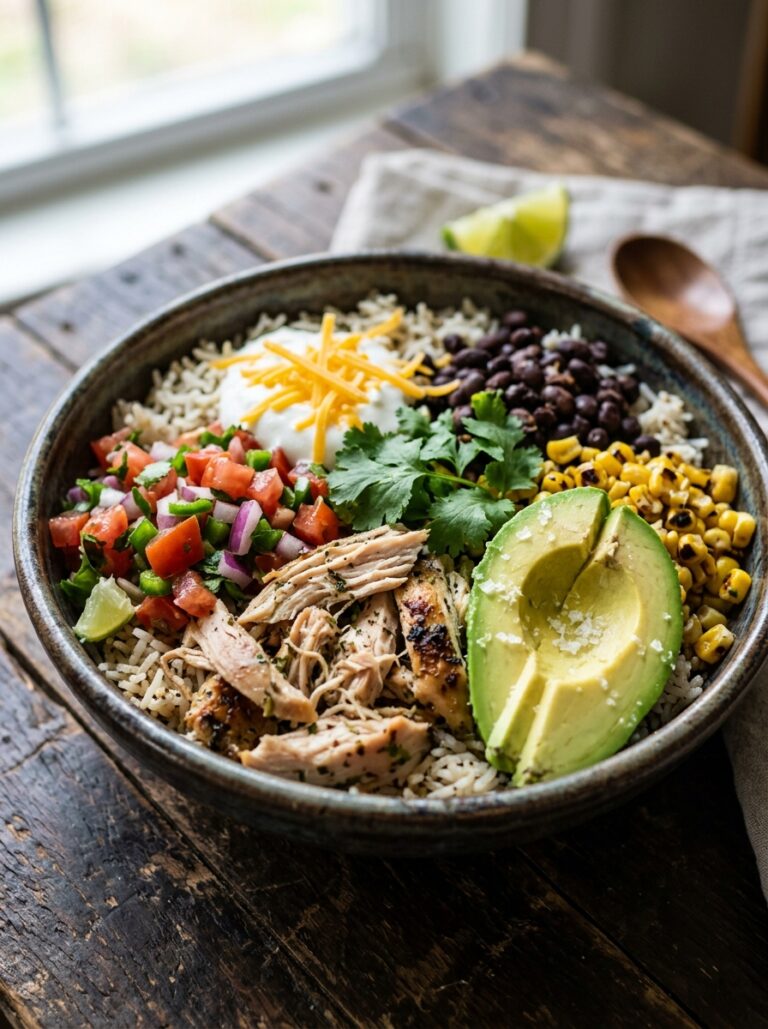 Rotisserie Chicken Burrito Bowls: The Ultimate Quick & Easy Recipe 17 Rotisserie chicken burrito bowls 202605032240