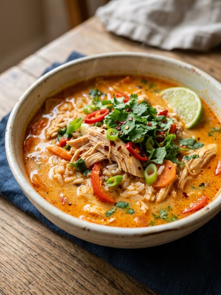 Rotisserie Chicken Coconut Curry Soup 12 Rotisserie chicken coconut curry… 202605092002
