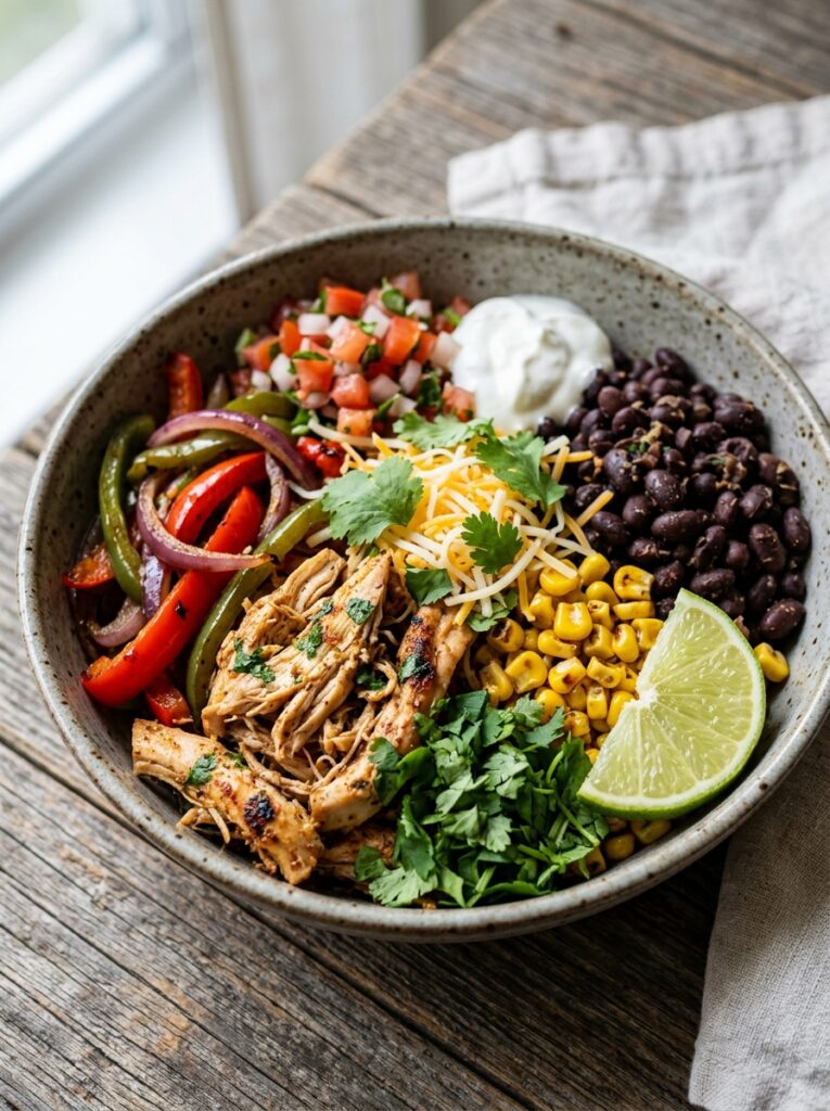 Rotisserie Chicken Fajita Bowls 12 Rotisserie chicken fajita bowls 202605021802